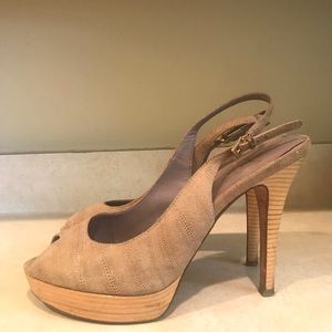 Cole Hahn Nude Pumps